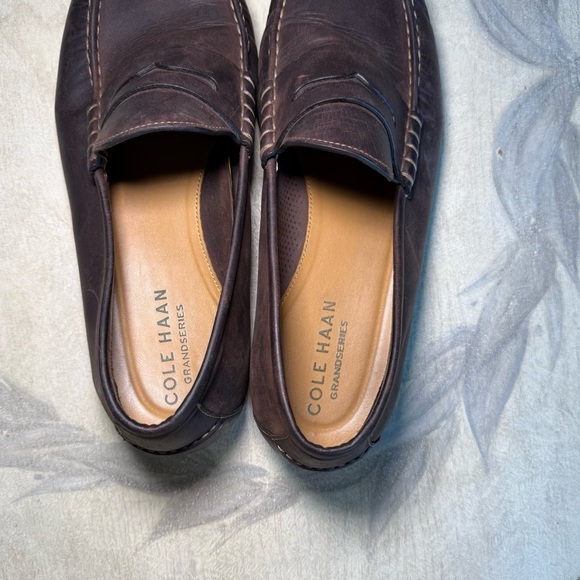 Cole Haan Mens Hayes Leather Grand Series Penny Loafers Size 10 - Picture 5 of 13